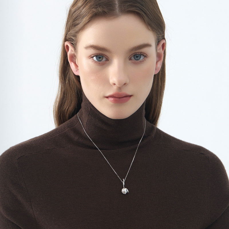 Tulip Flower Pendant Necklace