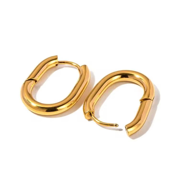 Elegant Gold Hoop Earrings