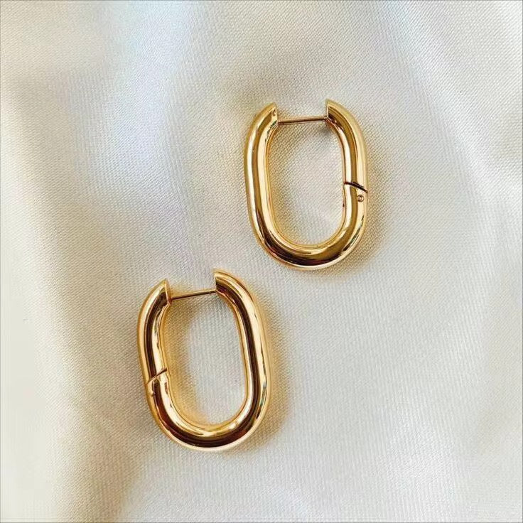 Elegant Gold Hoop Earrings