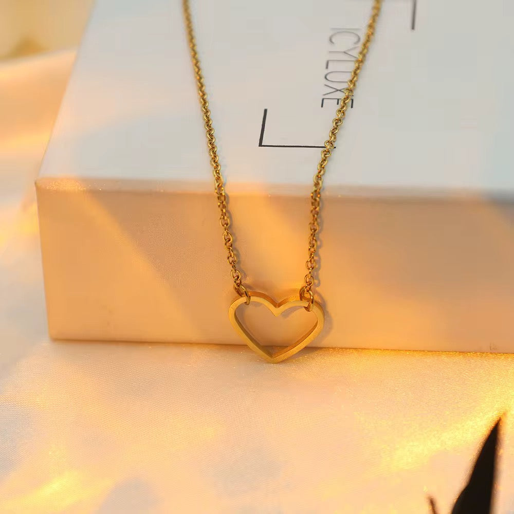 Luxury Open Heart Necklace