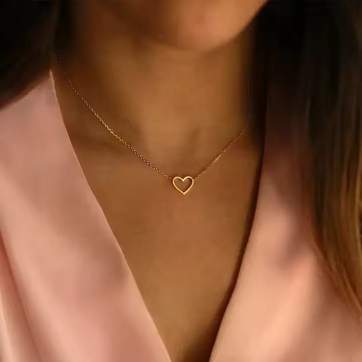 Luxury Open Heart Necklace