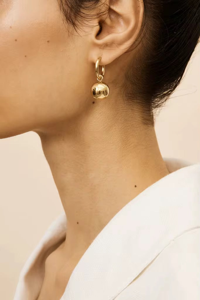 Luxury Polished Sphere Dangles
