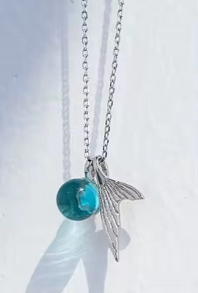 Ocean Whisper Blue Crystal Jewelry Set – Necklace, Earrings & Ring