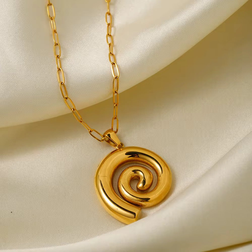 Infinity Swirl Necklace