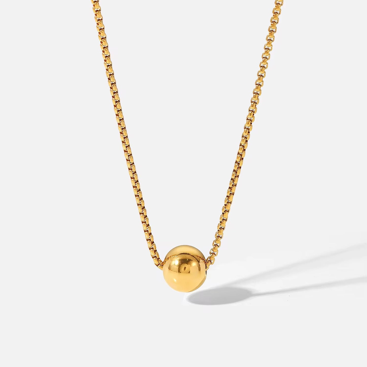 Sphere Necklace & Adjustable Bracelet Set