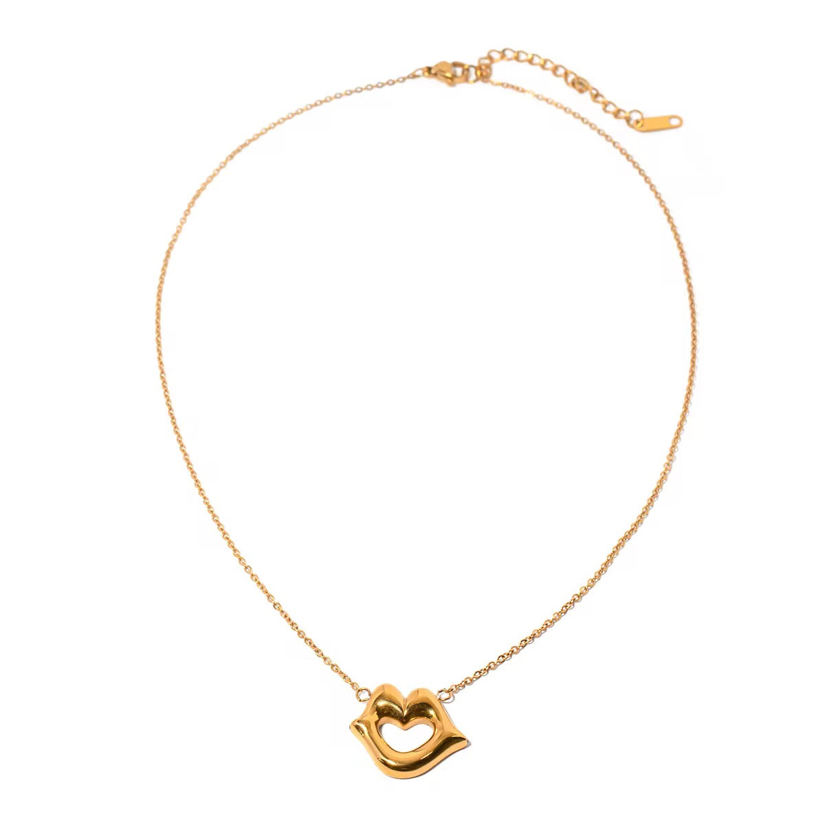 Lippie Pendant Necklace