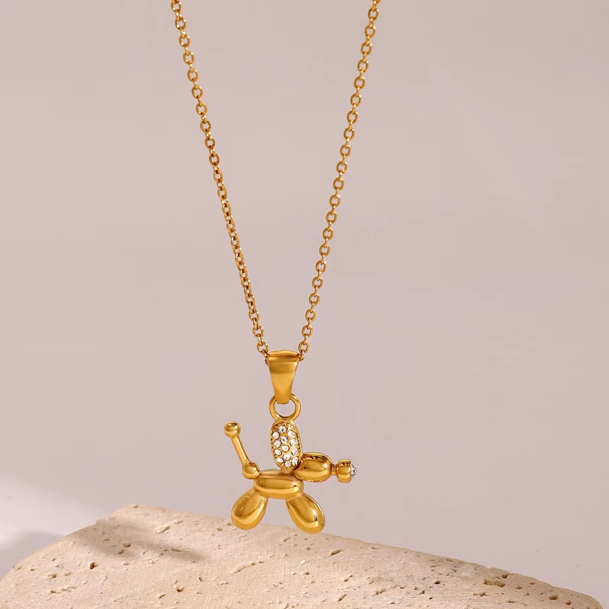 Golden Pup Pendant