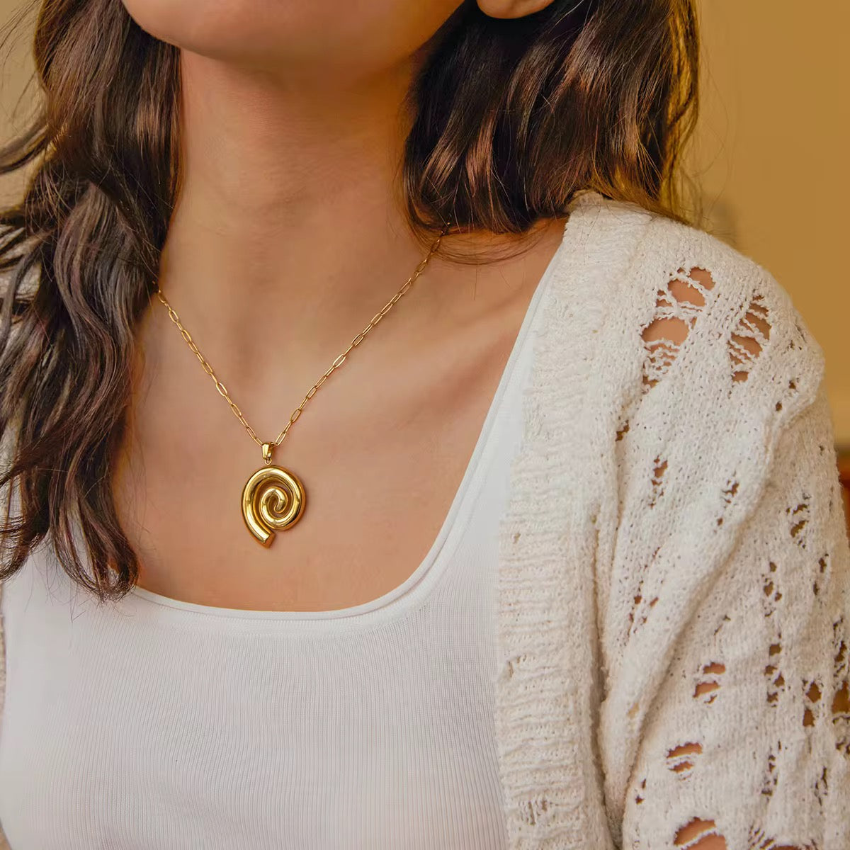 Infinity Swirl Necklace