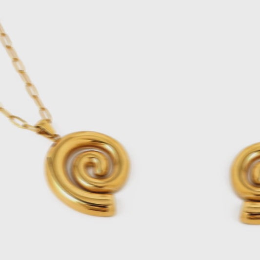 Infinity Swirl Necklace